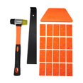 thumbnail image 1 of Juego completo de herramientas para instalación de pisos de madera, 23 unidades, mango antideslizante, mango de fibra de vidrio, fácil de usar, con Estilo B, 1 of 9