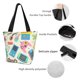 thumbnail image 4 of Fotbe Playing Video Games Bolsa de Playa con Estampado, Bolsa de Hombro, Bolsa de Mano Espaciosa, Bolsa de Viaje Ligera, Bolsa de Compras Versátil, 4 of 6