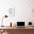 thumbnail image 2 of Stupell Industries Beauty Begins Fashion Designer Pink Inspirational Word Design Wall Plaque by Ziwei Li, 2 of 6