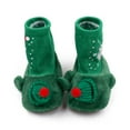 thumbnail image 3 of Baby Christmas Shoes, Soft Santa Slippers, Infanr Boy Girl Cozy Fleece Booties, Winter Warm Prewalkers Crib Sock Shoes, 3 of 6