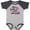 Baseball Heather and Navy, variant on Inktastic Breast Cancer Awareness Her Fight is Our Fight Boys or Girls Baby Bodysuit