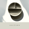 thumbnail image 4 of Love & Adore Suction Round Silicone Plate with Matching Cup (Concrete), 4 of 5