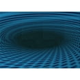 thumbnail image 1 of Ahgly Company Indoor Rectangle Patterned Deep-Sea Blue Area Rugs, 2' x 4', 1 of 6