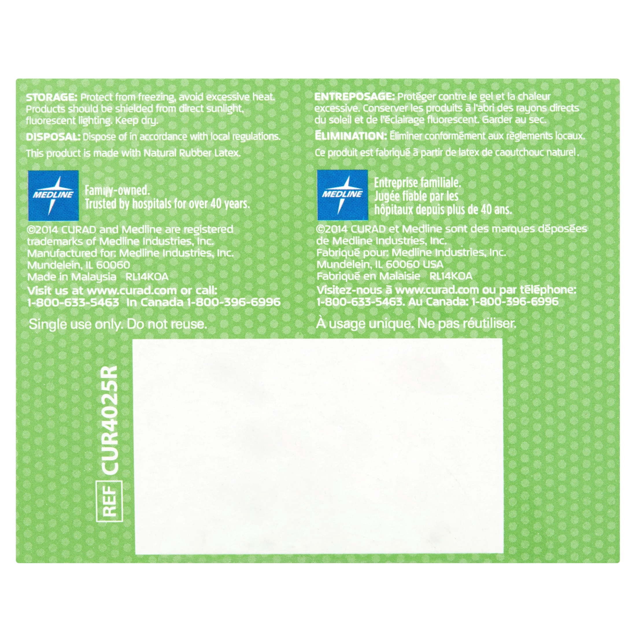 CURAD Comfort Wear Latex Exam Gloves, Powder-Free, One Size Fits Most, 50 count (Pack of 24)