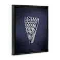 thumbnail image 4 of Stupell Industries Nautical Cone Shell Nautical & Beach Painting Black Floater Framed Canvas Art Print Wall Art, 25 x 31, 4 of 10