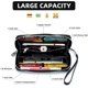 thumbnail image 3 of LHSHID Wallet for Women RFID Blocking Leather Card Case Elegant Clutch Purse Travel Phone Wallet with Removable Wrist Strap, 3 of 7