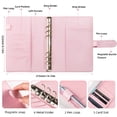 thumbnail image 3 of Budget Binder 100 Envelopes Money Saving Challenge Book, with Cash Envelope, A5 Budget Binder Planning Booklet for Budget Planning and Saving Money Easily Save $5,050, Pink, 3 of 7