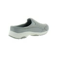 thumbnail image 2 of EASY SPIRIT Womens Gray Mixed Media Shock Absorption Removable Insole Padded Traveltime Round Toe Wedge Slip On Leather Mules 11 M, 2 of 2