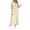 Khaki, variant on Levmjia Womens Solid Hooded Maxi Dress V Neck Button Long Sleeve Drawstring Waist Loose Casual Long Dress Daily Wear Autumn Winter