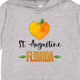 thumbnail image 3 of Inktastic St. Augustine Florida Orange in Heart Toddler Hoodie, 3 of 4