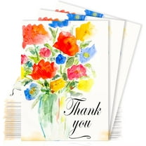Pack of 20 Pre-Filled "Thank You" Plant Seed Packets Beautiful Flower Vase Party Favors for Guests, Bridal Shower Favors, Parties, Wedding Favors, Wildflower Seeds Mix Plant for Year -Round