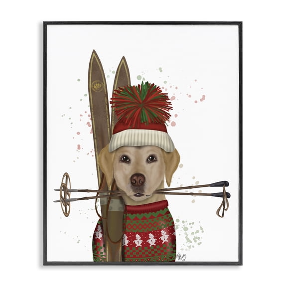 Stupell Industries Eclectic Black Framed Giclee Art, 11 x 14, by Fab Funky