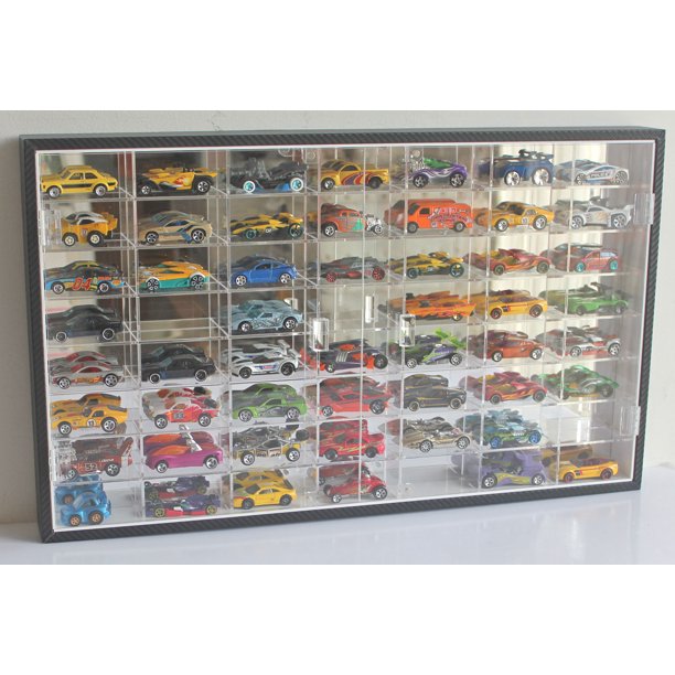 DisplayGifts 1/64 Scale Toy Cars Hot Diecast Wheels Matchbox Display