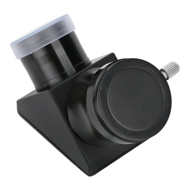 Telescope Accessory,1.25inch 90 Degree Black Diagonal Mirror Diagonal Adapter Precision Engineered