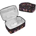 thumbnail image 5 of ALAZA Leopard Bow Lunch Box Insulated Cooler Tote Bag Reusable School Picnic Travel Office, 5 of 7