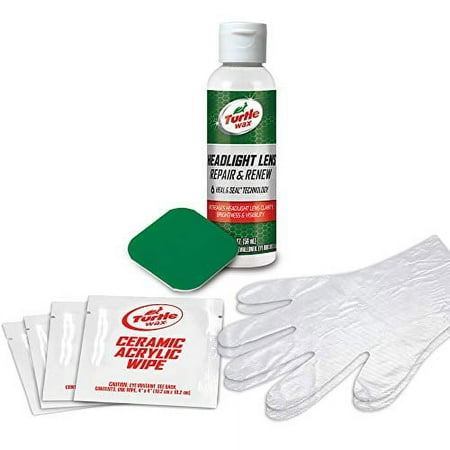 Turtle Wax 53435 Speed Headlight Lens Restorer Kit