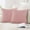 Pink#1915🍉, variant on Lumbar Pillow Sofa Cushion Solid Color Velvet 16 in | Blue, Gray, Yellow | Nylon Spandex Backrest for Living Room, Bedroom, Office