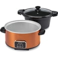 thumbnail image 4 of 4-Quart Digital Slow Cooker with Locking Lid (Copper), 4 of 7