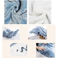thumbnail image 5 of Shark Blanket Adult - Wearable Shark Blanket Super Soft Cozy Flannel Hoodie - Shark Onesie Blanket Shark Blanket Hoodie - Pink/, 5 of 5