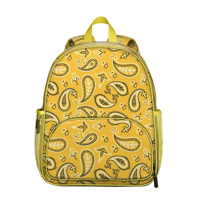 Floral Abstract Backpack - Waterproof Ergonomic School Bag with Durable Reinforced Stitching