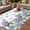 Blue, variant on Spring Hydrangeas Outdoor Rug for Patio/Deck/Porch, Non-Slip Large Area Rug 4 x 6 Ft, Purple Floral Butterfly Leaves Indoor Outdoor Rugs Washable Area Rugs, Reversible Camping Rug Carpet Runner