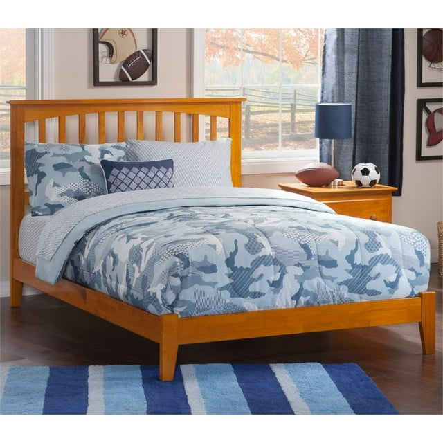 Atlantic Furniture Lit de Broche de Mission Grand dans Latte de Caramel