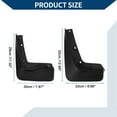 thumbnail image 3 of Guardias de barro Unique Bargains con accesorios de montaje para BMW X1 2016-2023, guardias de barro delanteras y traseras, 1 juego, 3 of 6