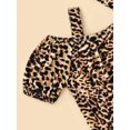 thumbnail image 4 of Summer Toddler Baby Girl Clothes Off Shoulder Ruffle Sling Crop Tops Short Pants 2Pcs Outfits, 4 of 7
