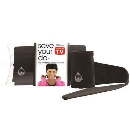 Gymwrap Scientifically Advanced Fitness HeadWrap - Black - 1ct