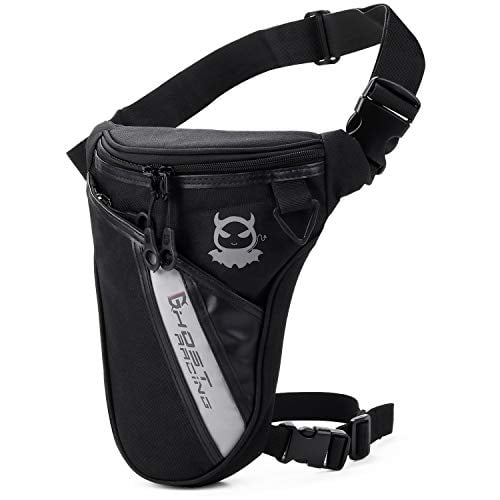 Tactical Drop Leg Bag Outdoor Waist Pack for Men Women Outdoor Travel Hiking Black, 