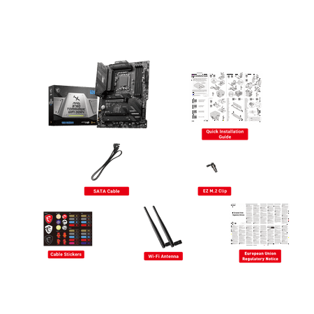MSI - MAG B760 TOMAHAWK WIFI DDR4 (Socket LGA 1700) USB 3.2 Intel Motherboard - Black