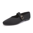 thumbnail image 3 of Pennysue Women Flats Pointy Toe Mary Jane Ballet Shoes Casual Comfortable Walking Shoes Black 8, 3 of 7