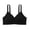 Black bra for women, variant on Wireless Women Bras Comfortable Seamless Delta Cup Bra No Underwire Adjustable Straps Solid Color For Everyday Wear And Light Activities