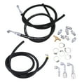 thumbnail image 3 of Molaner Universal Power Steering Hose Kit for Hydroboost Fit Heavy Duty Rubber & Brass Lines, 3 of 16