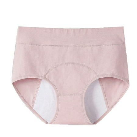 biudgviw Women s Cotton Underwear Comfort High Waisted Plus Size No Show Panties Ladies Stretch Full Coverage Briefs