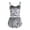 Grey, variant on Women's Velvet 2PCS Outfits Sexy Spaghetti Strap Crop Top and Shorts Pajama Sets Pjs Lounge Wear