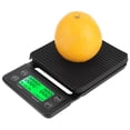 thumbnail image 1 of Pour Over Coffee Scale Timer Digital Pour Over Coffee Scale with Timer Silicone Mat Clear Display Function Keys Specifications Portable Electronic Food Weighing Scale Timing, 1 of 7