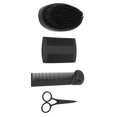 thumbnail image 4 of Kit De Barba Para Hombres, Juego De Peine De Cepillo Para Barba Aleación De Zinc Conveniente Práctico Suave Cómodo Dientes De Doble Cara Para Salón Para El Hogar ANGGREK Beard Brush Comb Set, 4 of 8