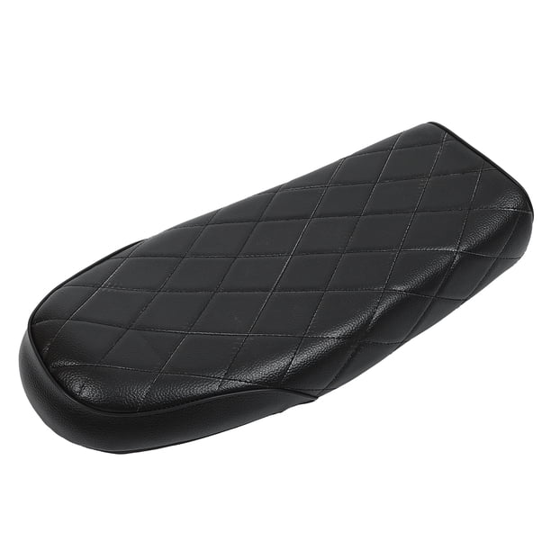1 Juego Motocicleta Vintage Scramble Flat Cafe Carrera Asiento Negro