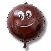 18" inch Melanin Moji Smiley Face Balloons