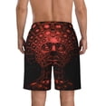 thumbnail image 4 of Tool Band Men's Swim Trunks Quick Dry Beach Board Shorts with Pockets Mesh Lining Bathing Suits, 4 of 7