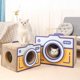 thumbnail image 3 of para , protección contra rasguños, sofá, puerta, muebles, artesanía para mascotas, suministro con hierba gatera, reciclable para Colco Casa de gato retro, 3 of 8