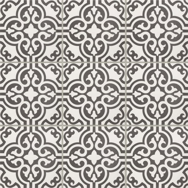 Remy 8 In X 8 In Pattern Field Tile In Nouveaux 5 28sf Per Box Walmart Com Walmart Com