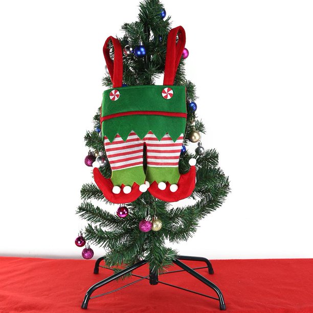 Bolsa de dulces de Navidad Pantalones Bolsillo Decoración de regalo de fiesta en casa (Papá Noel) Ndcxsfigh Para estrenar
