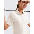 thumbnail image 4 of Remera Crop Polo CRZ YOGA Secado Rápido Manga Corta Blanco Lechoso XL, 4 of 5