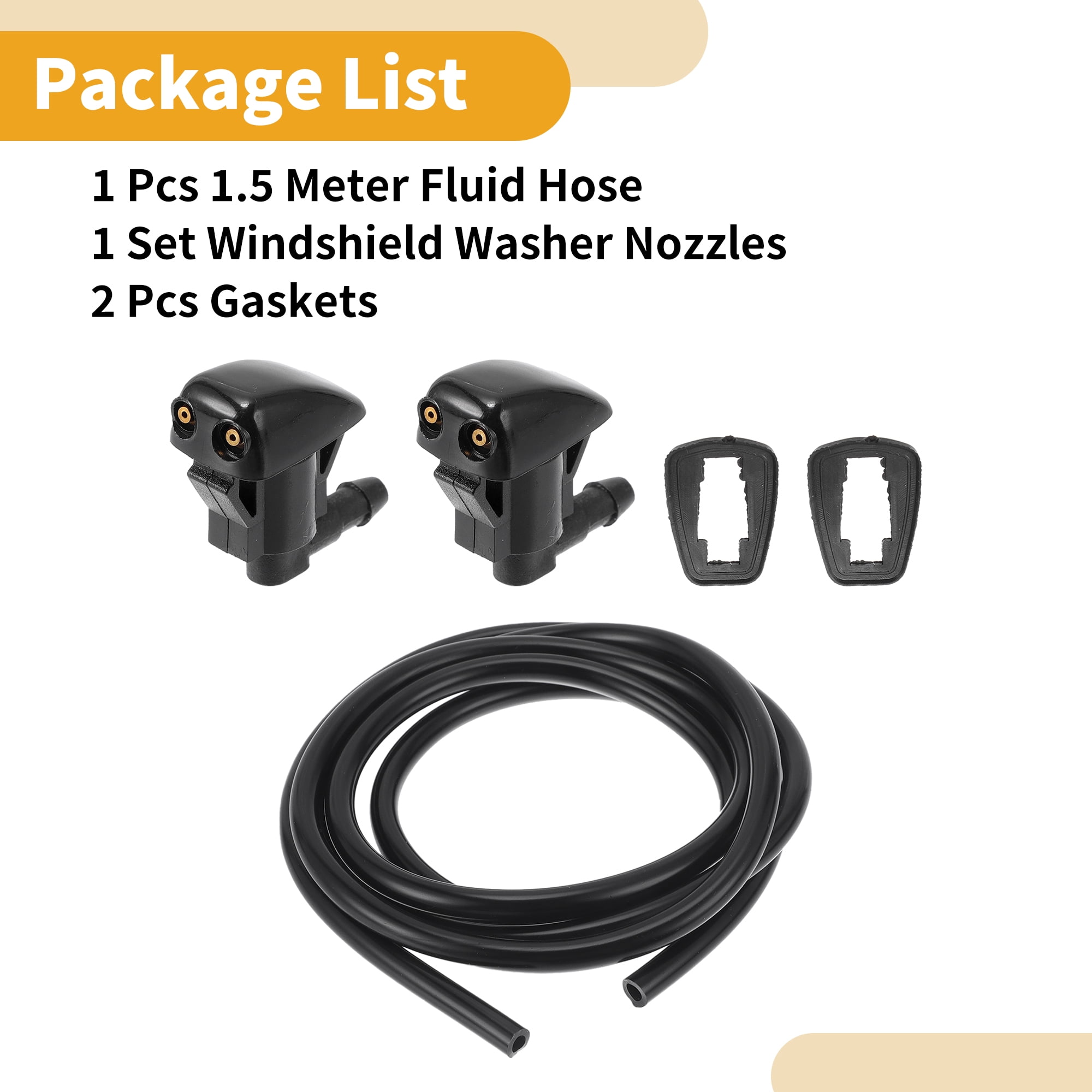 Unique Bargains Windshield Washer Nozzle Kit for Toyota Tacoma 2005-2015