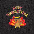 thumbnail image 4 of Inktastic Happy Thanksgiving Cute Turkey in Pilgrim Hat Women's Plus Size T-Shirt, 4 of 5