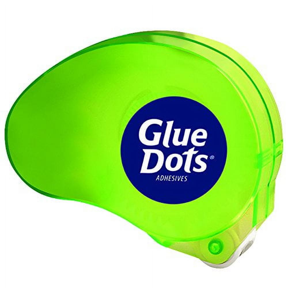 Dot N Go GD119 Removable Glue Dots Dispenser, Green - Case of 6