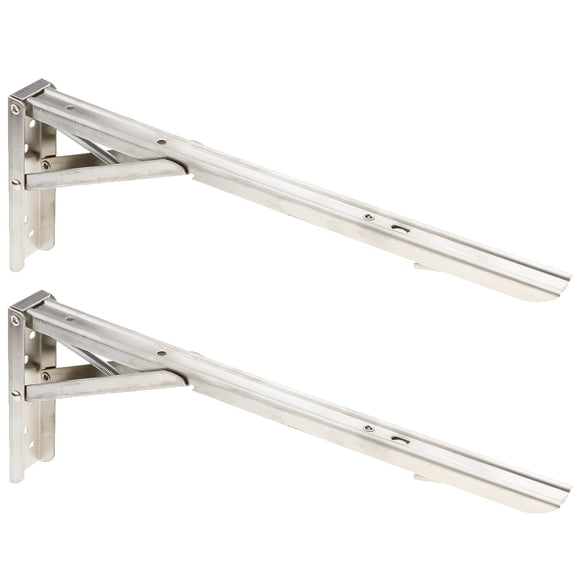 2 Piezas Plegables de Triángulo Móvil Sunnimix Soporte de Estantería 14 Pulgadas