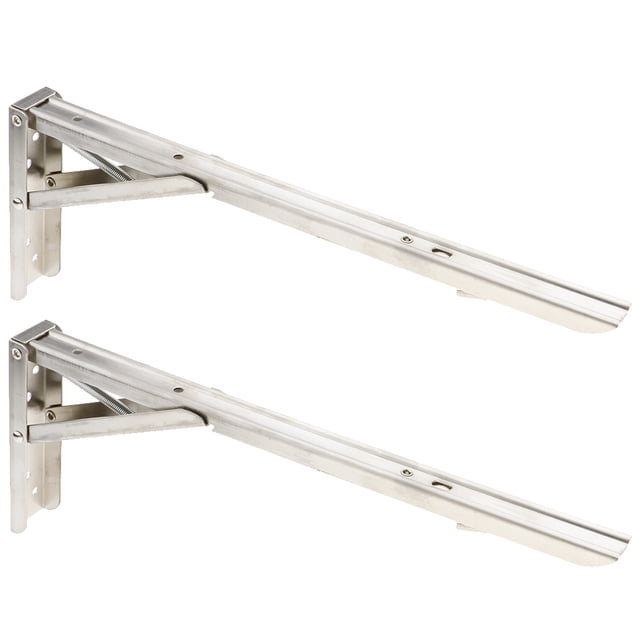 2 Piezas Plegables de Triángulo Móvil Sunnimix Soporte de Estantería 14 Pulgadas